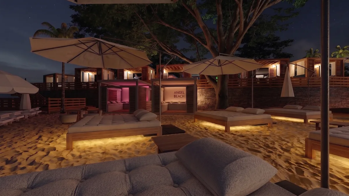 Bar de Plage, Le Gosier — vue 2