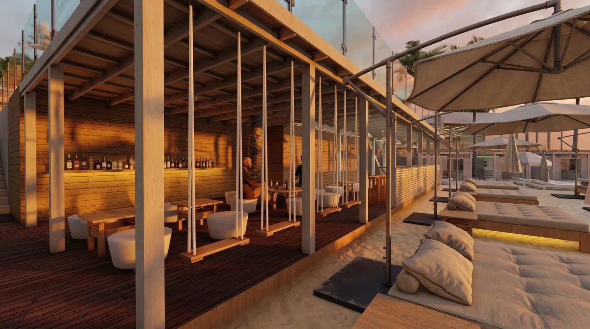 Bar de Plage, Le Gosier — vue 3